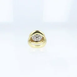 Bague diamants en or jaune