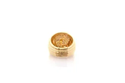 Bague diamants en or jaune 18k