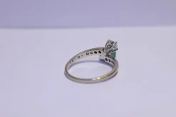 Bague Diamants et Emeraude