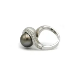 Bague Diamants et Perles