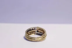 Bague Diamants et Rubis