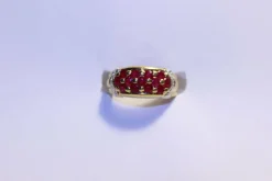 Bague Diamants et Rubis