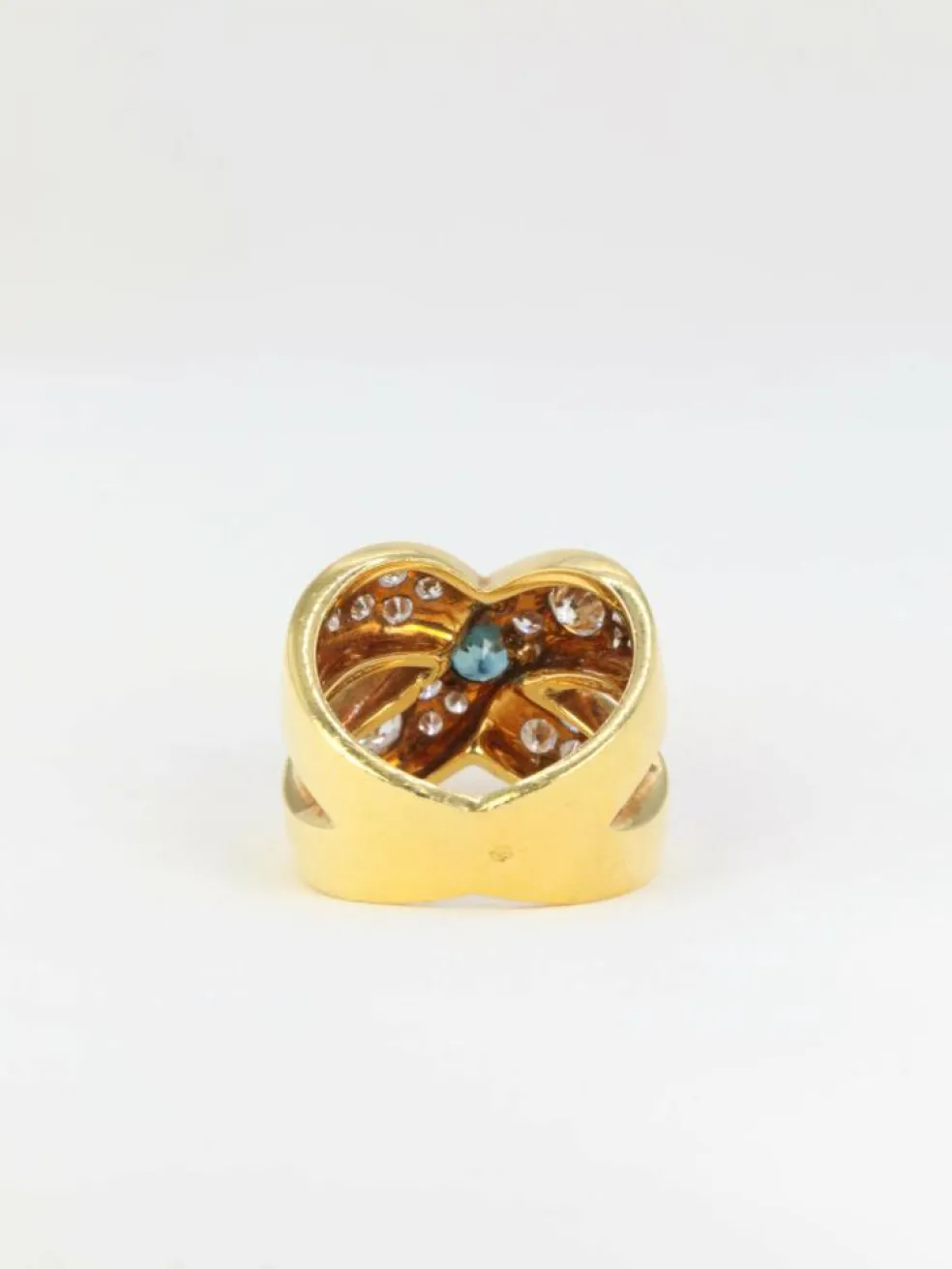 Bague Diamants et Saphirs
