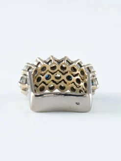 Bague Diamants et Saphirs