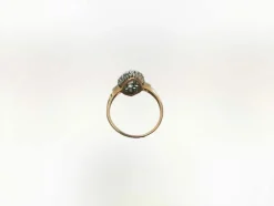 Bague diamants marquise or et platine