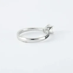 Bague diamants noirs et blanc