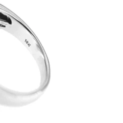 Bague diamants noirs et blancs