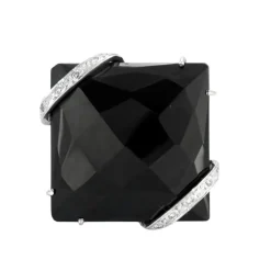 Bague Diamants, Onyx