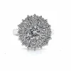Bague Diamants or blanc