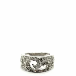 Bague Diamants Or Blanc