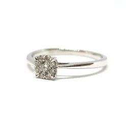 Bague Diamants Or blanc