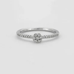 Bague Diamants Or Blanc