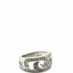 Bague Diamants Or Blanc