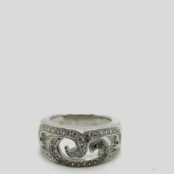 Bague Diamants Or Blanc
