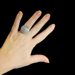 Bague Diamants, or blanc 18 carat