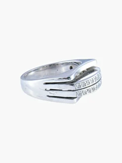 Bague Diamants Or Gris