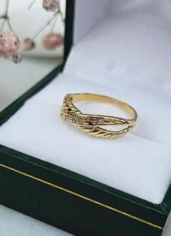 Bague Diamants Or jaune