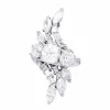 Bague diamants, platine.