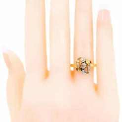 Bague diamants époque victorienne