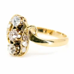 Bague diamants époque victorienne