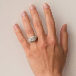Bague diamants princesses