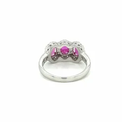 Bague Diamants Rubis