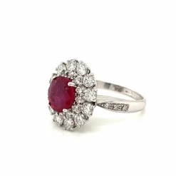 Bague Diamants Rubis
