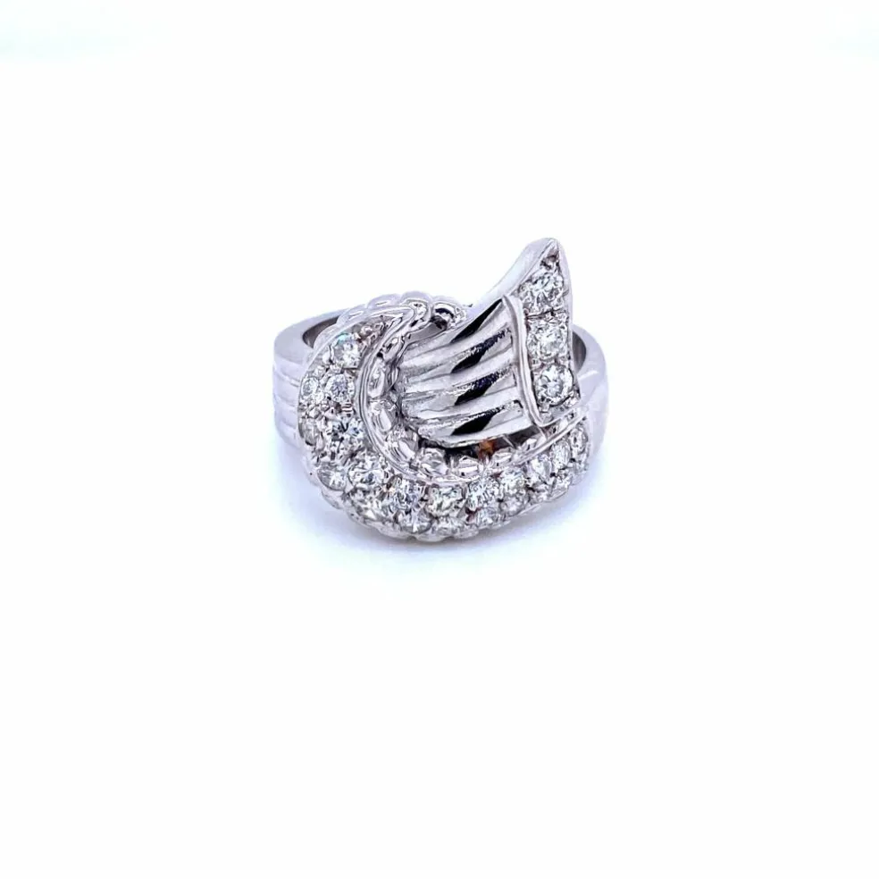 Bague Diamants style Art déco