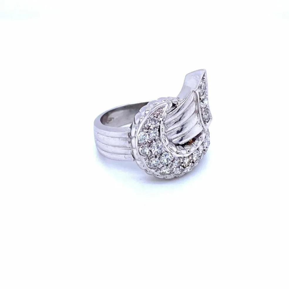 Bague Diamants style Art déco