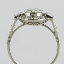 Bague diamants style art déco