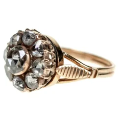 Bague Diamants taille rose
