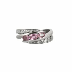 BAGUE "DIMONA" SAPHIRS DIAMANTS