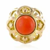 Bague Dôme Corail