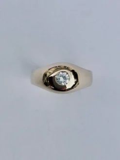 Bague Dôme Diamant 0.20ct