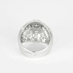 Bague dôme diamants