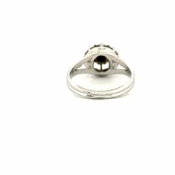 Bague Dôme Or Blanc 18k & Diamants