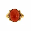 Bague Dôme Or Corail