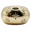 Bague dôme or jaune, diamants serti étoilé (circa 1950)