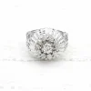 Bague Dôme Rétro Or blanc Diamant