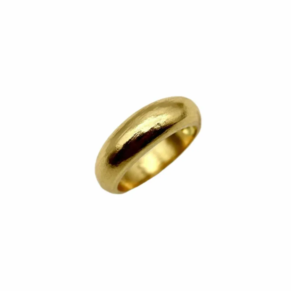 Bague dôme Signature en or 22 carats