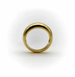 Bague dôme Signature en or 22 carats