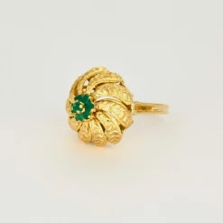 Bague Dôme Tourbillon Or Jaune