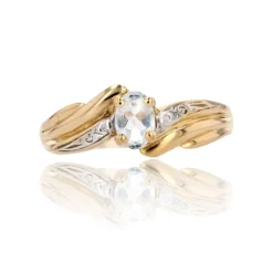Bague d'occasion aigue-marine
