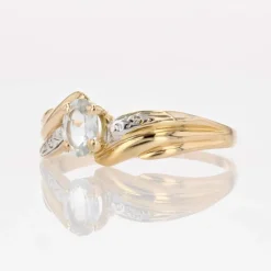 Bague d'occasion aigue-marine