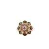 Bague dome vintage diamants