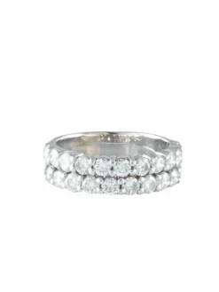 Bague Double anneau Diamants