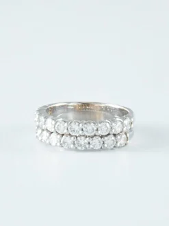 Bague Double anneau Diamants