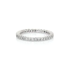Bague d'éternité diamant platine