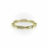 Bague d'éternité en diamant baguette en or