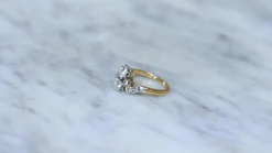 Bague Duchesse Belle Epoque Diamants or jaune et platine